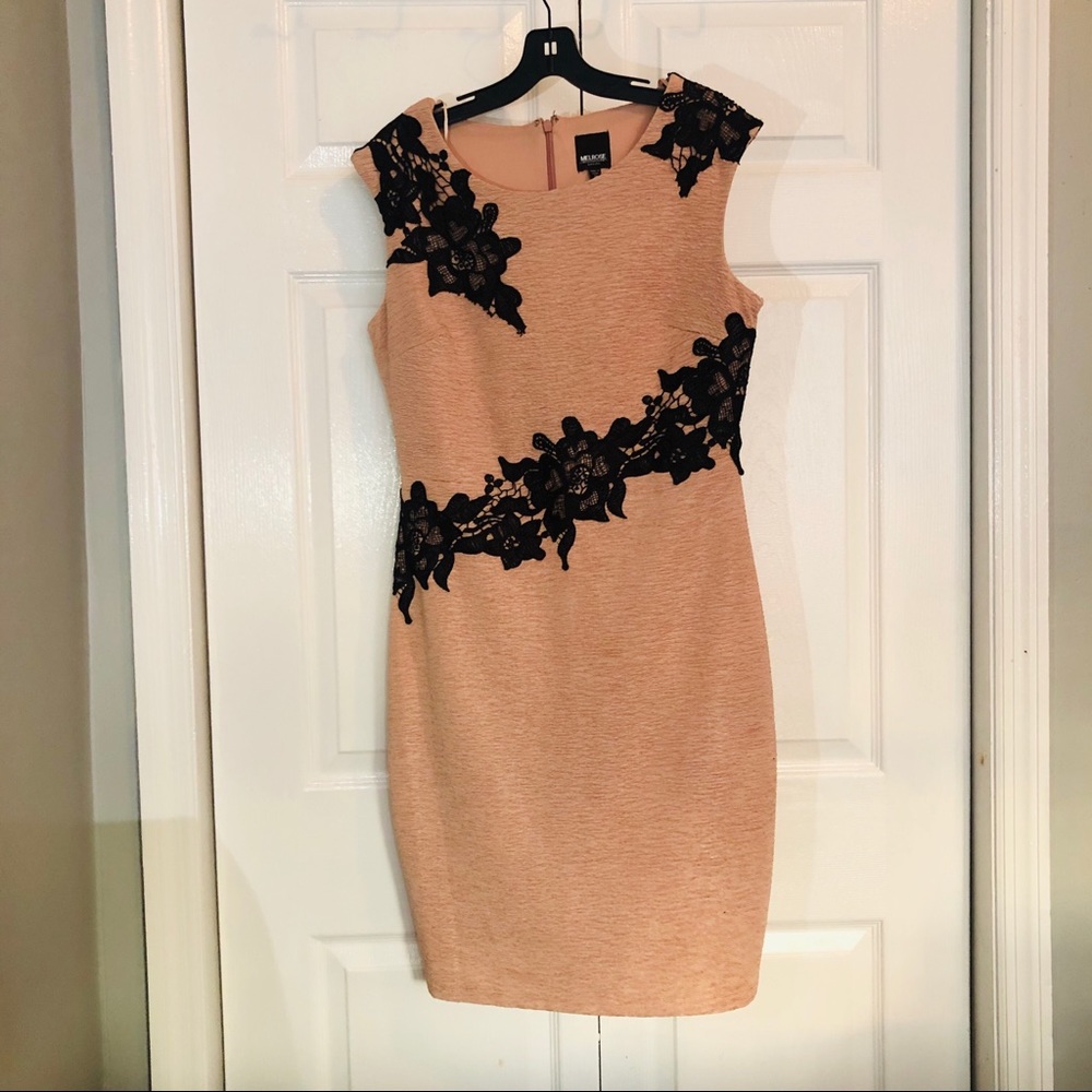 Light pink lace dress